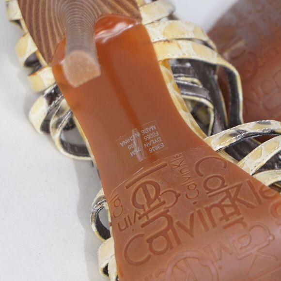 Calvin Klein Dylan Heeled Sandals, Size 7.5 - Picture 2 of 10